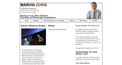 Desktop Screenshot of marvinzonis.com